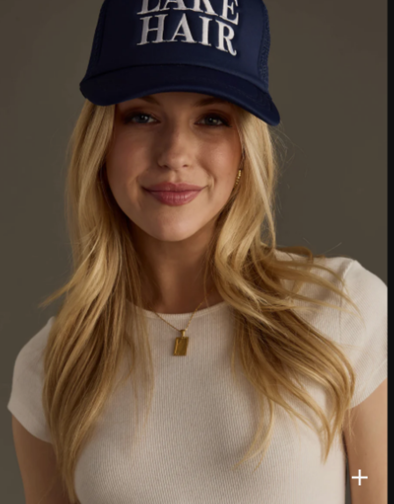 Panache Apparel Panache Navy Lake Hair Trucker Hat