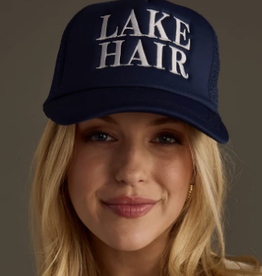 Panache Apparel Panache Navy Lake Hair Trucker Hat