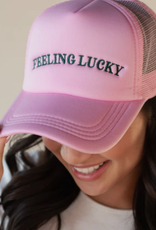 Panache Apparel Panache Pink Feeling Lucky Trucker Hat