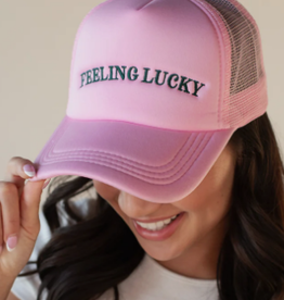 Panache Apparel Panache Pink Feeling Lucky Trucker Hat