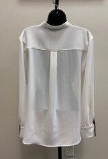 Lysse Lysse Josephine Off White Tuxedo Button Up Shirt HB