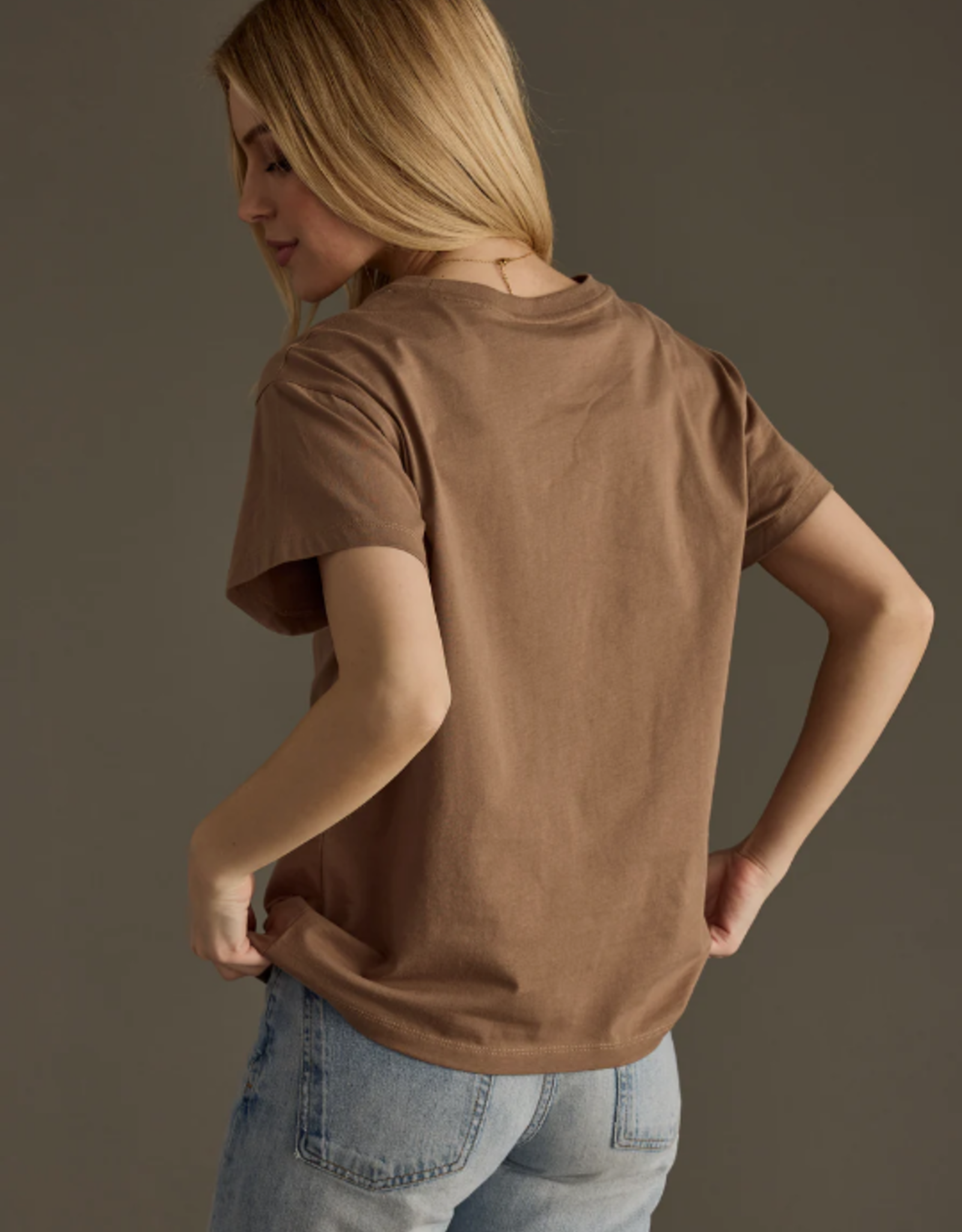 Panache Apparel Panache Mocha Western List Tee