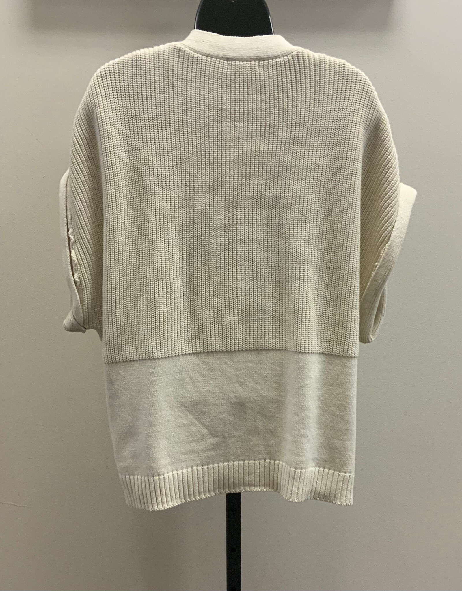 Multiples Multiples M35402KM Flax Cuffed Dolman 1-Button Front Cardigan AL