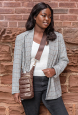 WanderFull WanderFull Chocolate Brown Hydrobag w/ Gold Hardware