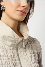 Joseph Ribkoff Joseph Ribkoff  Moonstone Waffle Texture 1/4 Zip Long Sleeve BEC