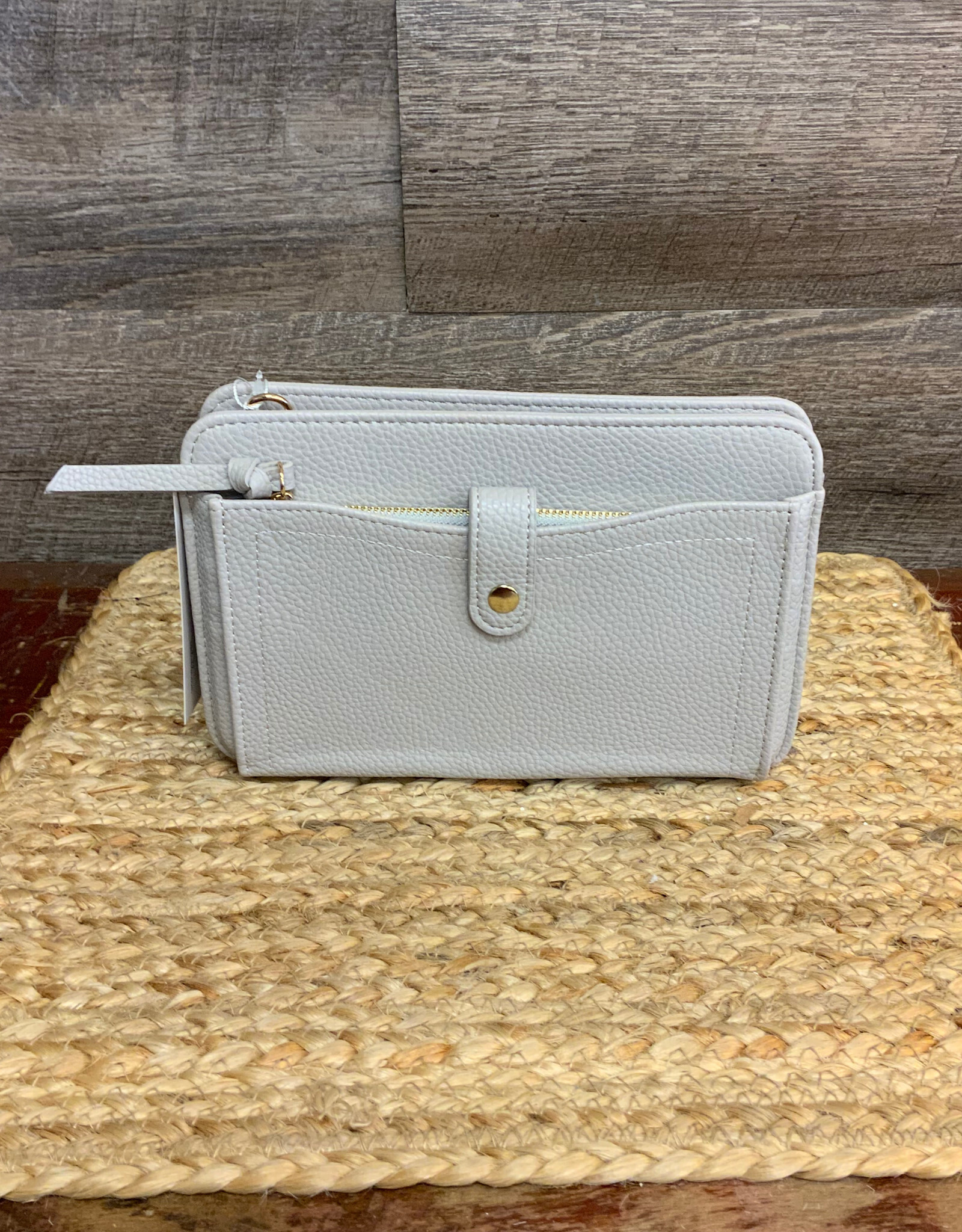 Coronet Coronet 39037 Lt. Grey Crossbody W/Card Holder