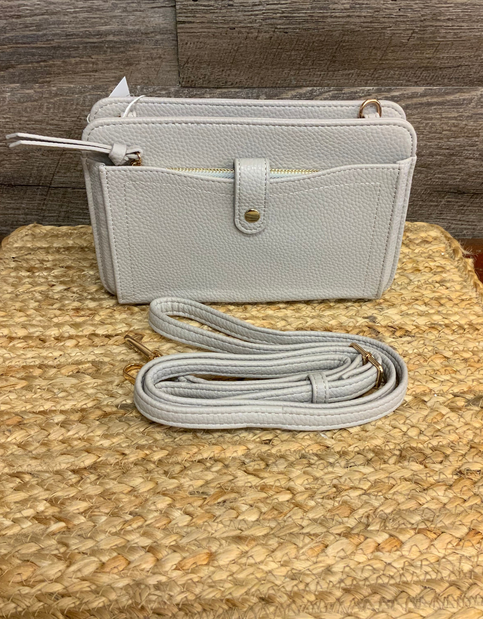 Coronet Coronet 39037 Lt. Grey Crossbody W/Card Holder