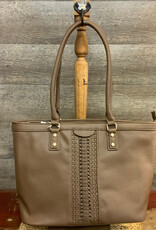 Coronet Coronet Brown Tote W/Whipstitch Detail