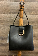 Coronet Coronet Black Buckle Accent Bag W/Detachable Strap