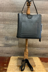 Coronet Coronet Black Buckle Accent Bag W/Detachable Strap