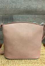 Coronet Coronet Dk. Pink Tooled 3 Zip Crossbody
