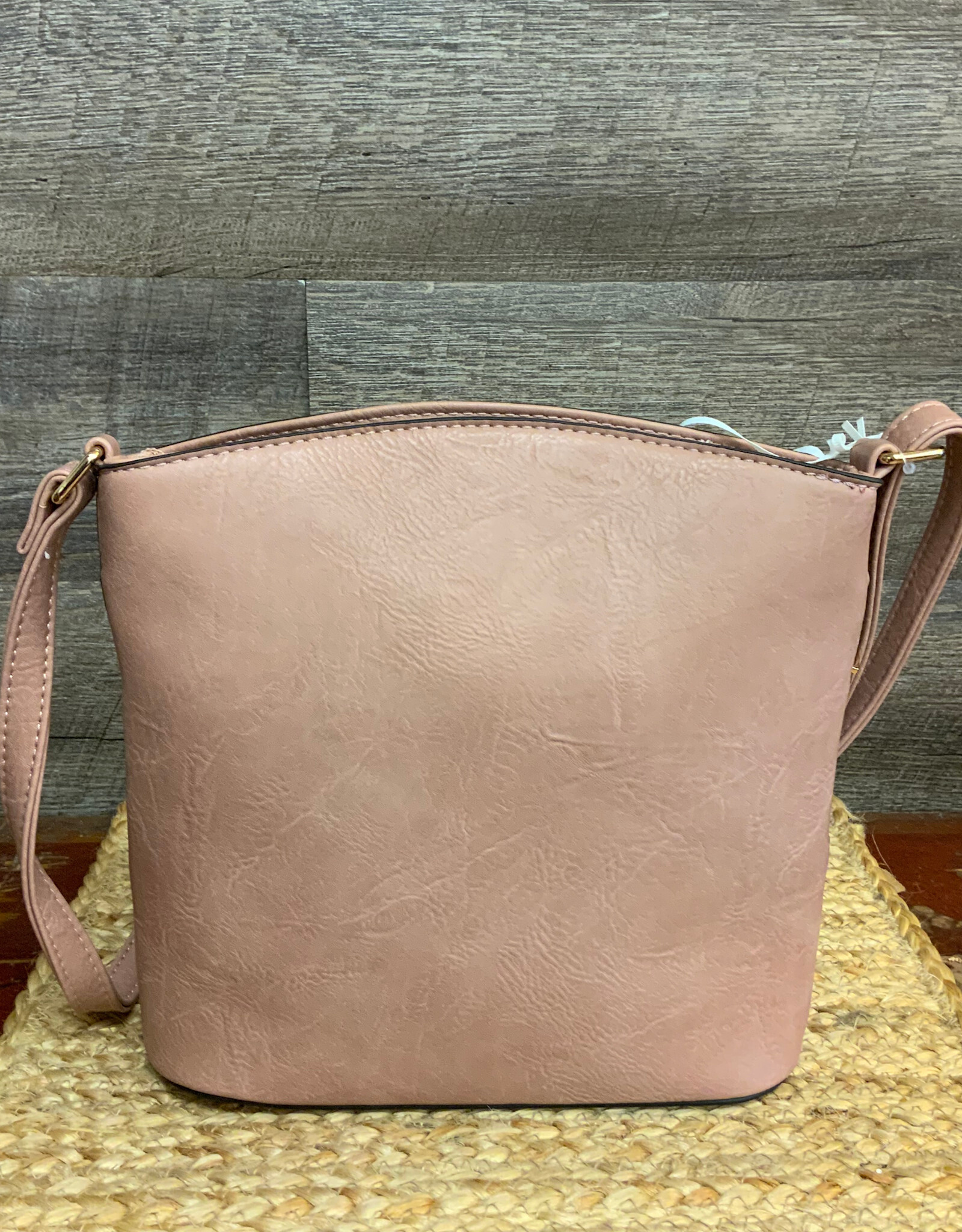 Coronet Coronet Dk. Pink Tooled 3 Zip Crossbody