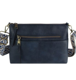 Coronet Coronet Navy Rectangular Crossbody W/Guitar Strap