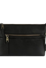 Coronet Coronet Black Rectangular Crossbody W/Guitar Strap