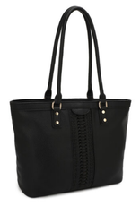 Coronet Coronet Black Tote W/Whipstitch Detail