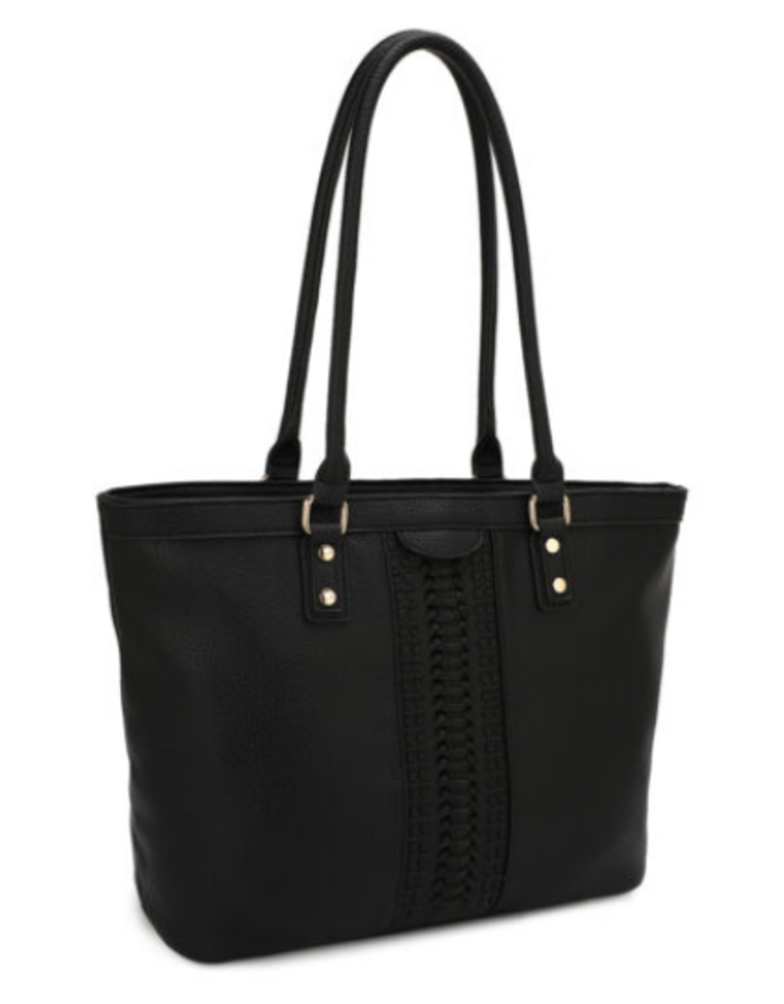 Coronet Coronet Black Tote W/Whipstitch Detail