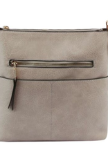 Coronet Coronet Grey Crossbody W/Brown Strap