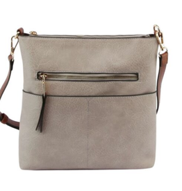 Coronet Coronet Grey Crossbody W/Brown Strap