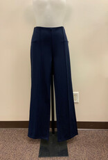 Multiples Multiples Midnight Elastic No Waist Pintuck Flare Leg Ankle Pant AC