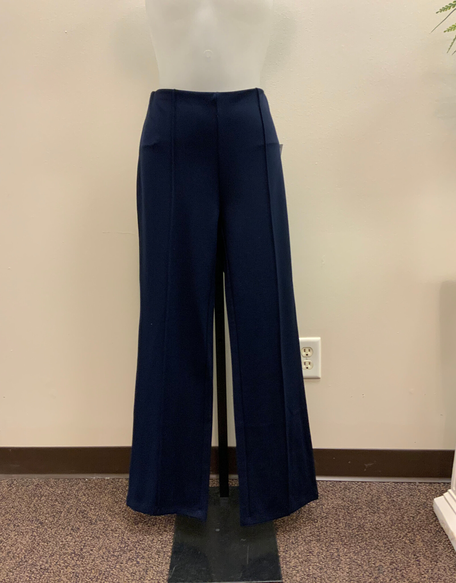 Multiples Multiples Midnight Elastic No Waist Pintuck Flare Leg Ankle Pant AC