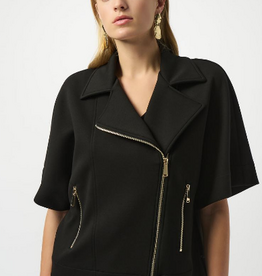 Joseph Ribkoff Joseph Ribkoff  Black Scuba Boxy Jacket BLR