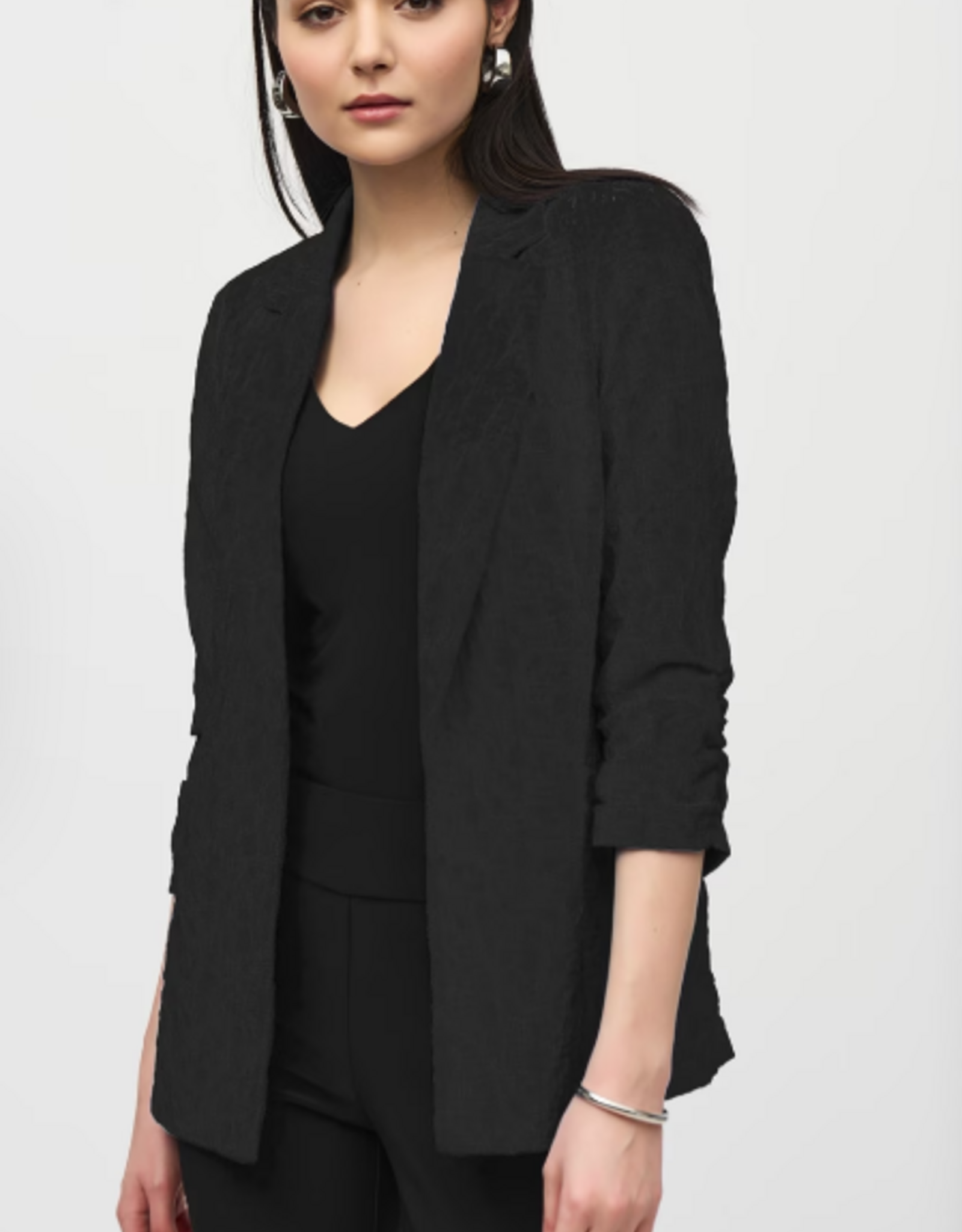 Joseph Ribkoff Joseph Ribkoff  Black Open Front Blazer