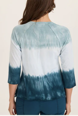 Wearables Wearables Tricolor Ombre V-Neck Maven Top LH
