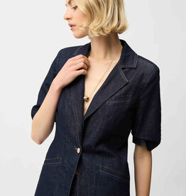 Joseph Ribkoff Joseph Ribkoff  Dark Denim Blue Fitted Blazer