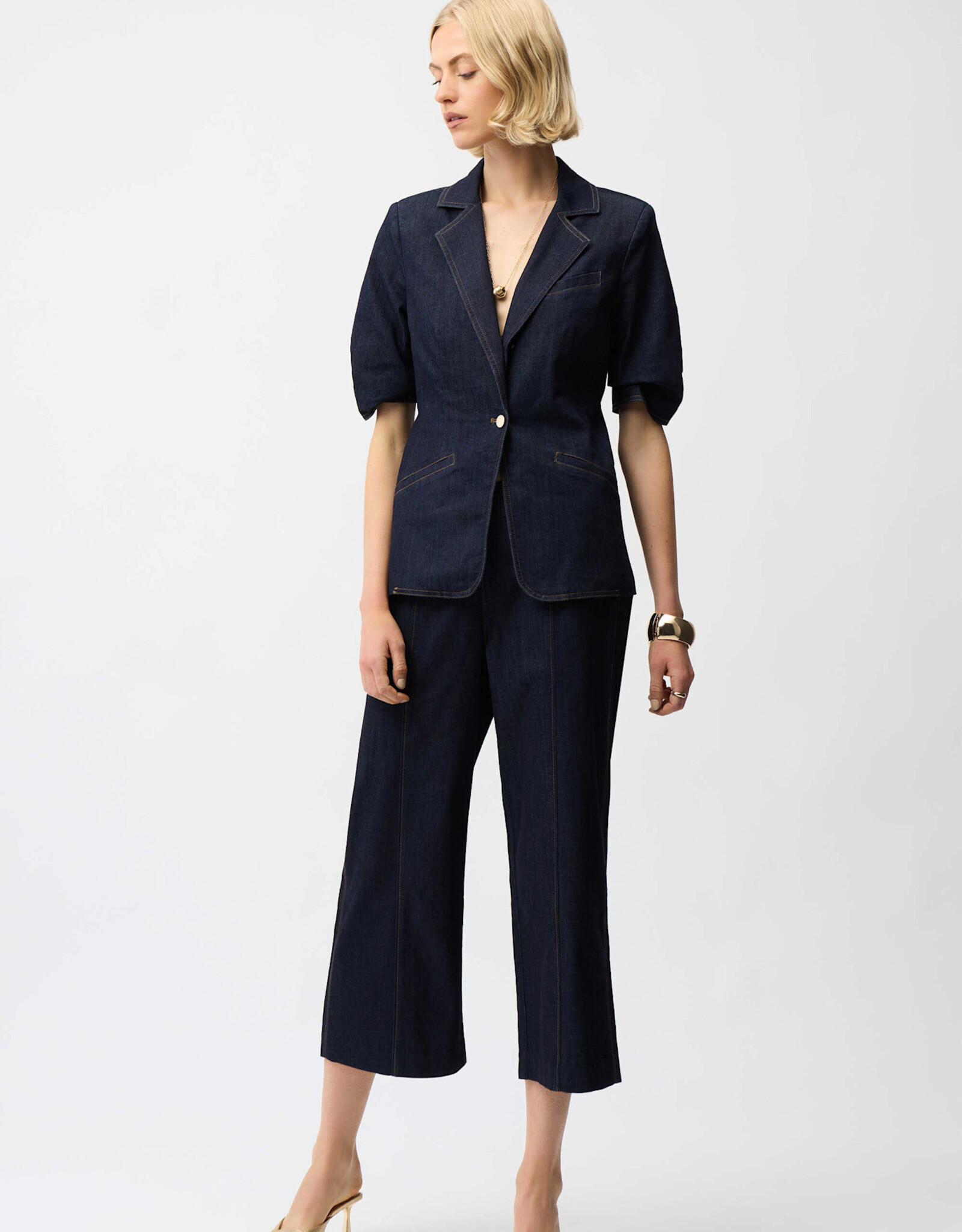 Joseph Ribkoff Joseph Ribkoff  Dark Denim Blue Fitted Blazer