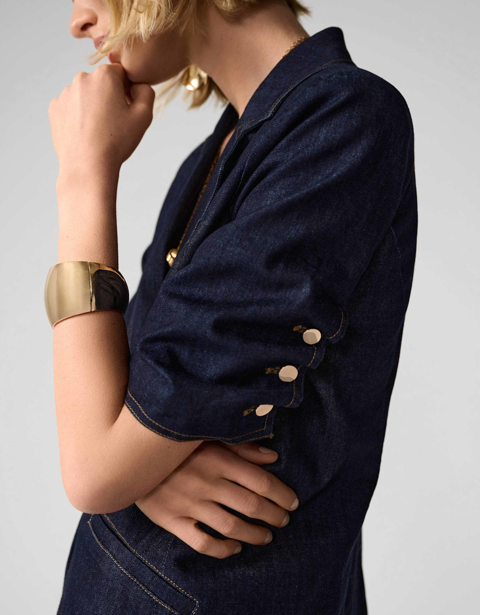 Joseph Ribkoff Joseph Ribkoff  Dark Denim Blue Fitted Blazer