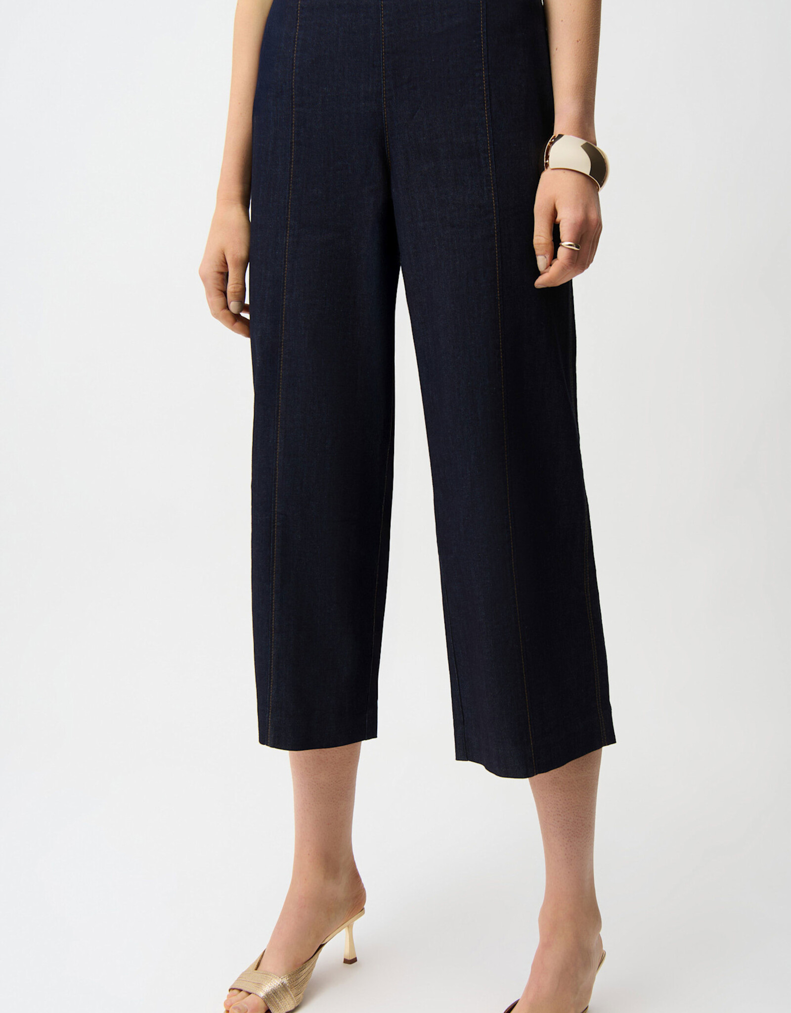 Joseph Ribkoff Joseph Ribkoff Dark Denim Blue Culotte Jean w/Side Zipper