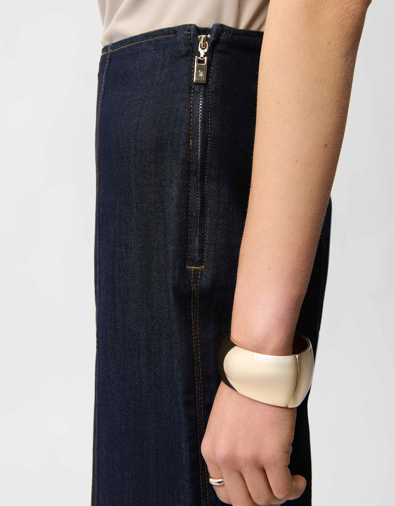 Joseph Ribkoff Joseph Ribkoff Dark Denim Blue Culotte Jean w/Side Zipper