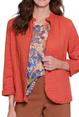 Ala Carte Multiples Spice Open Front Stand Collar Jacket CE