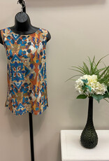 Ala Carte Multiples  Multi Printed Mesh Shell With Lining  AE