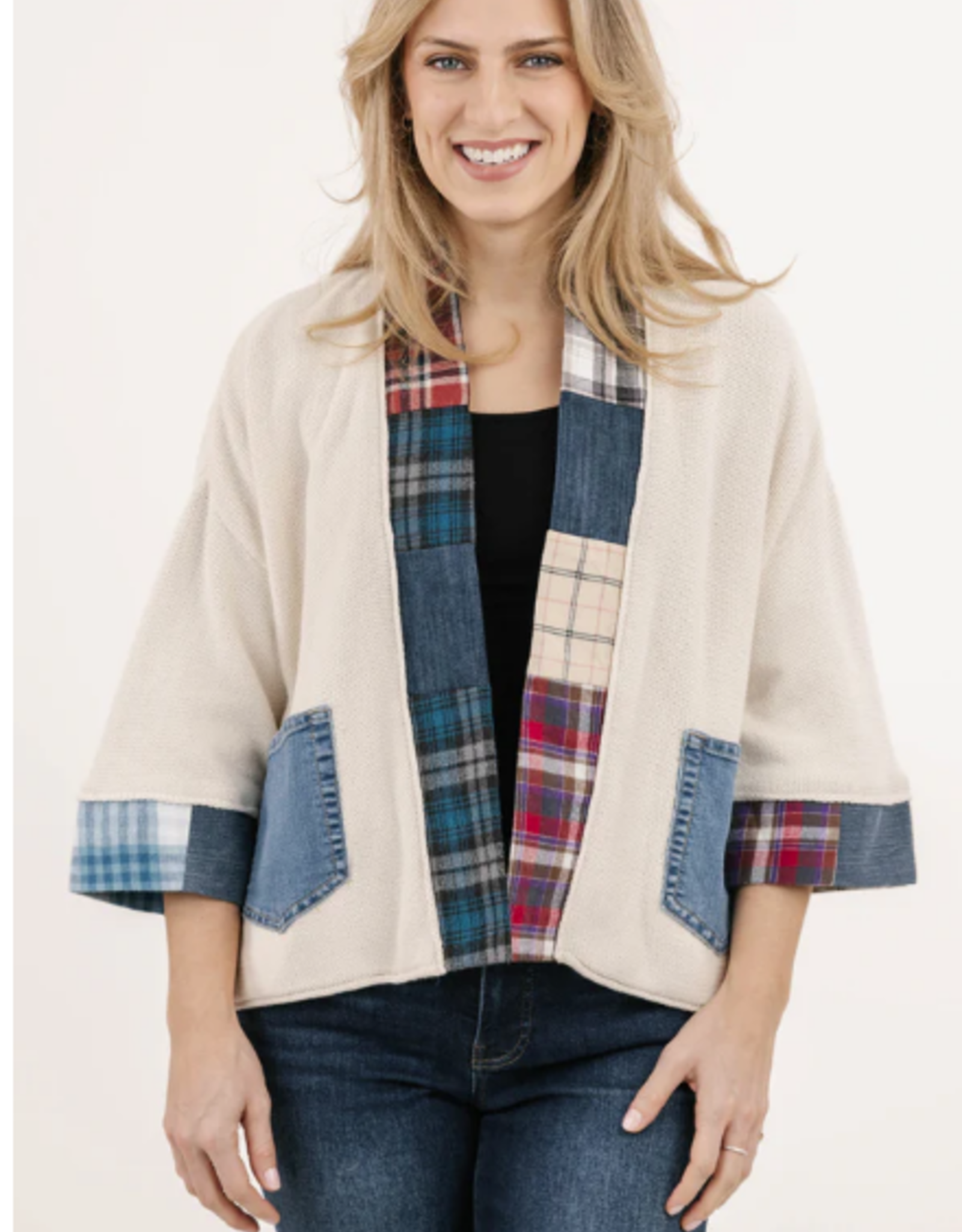 Shannon Passero Shannon Passero Cream Alpine Open Front Cardigan KS