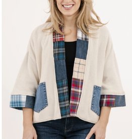 Shannon Passero Shannon Passero Cream Alpine Open Front Cardigan KS Shannon Passero Shannon Passero Cream Alpine Open Front Cardigan KS