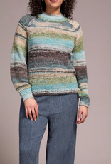 Tribal Tribal Aquahaze L/S Mock Neck Sweater CC Tribal Tribal Aquahaze L/S Mock Neck Sweater CC