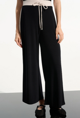 Joseph Ribkoff Joseph Ribkoff Black Silky Knit Block Wide Pull-On Pants