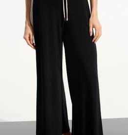 Joseph Ribkoff Joseph Ribkoff Black Silky Knit Block Wide Pull-On Pants