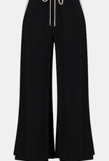 Joseph Ribkoff Joseph Ribkoff Black Silky Knit Block Wide Pull-On Pants