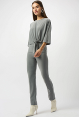 Joseph Ribkoff Joseph Ribkoff Grey Silky Knit Straight Leg Pull-On Pants