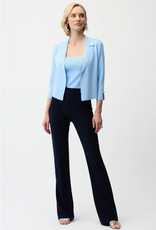 Joseph Ribkoff Joseph Ribkoff Sky Blue Viscose Blend Open-Front Cardigan