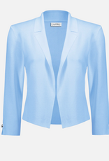 Joseph Ribkoff Joseph Ribkoff Sky Blue Viscose Blend Open-Front Cardigan