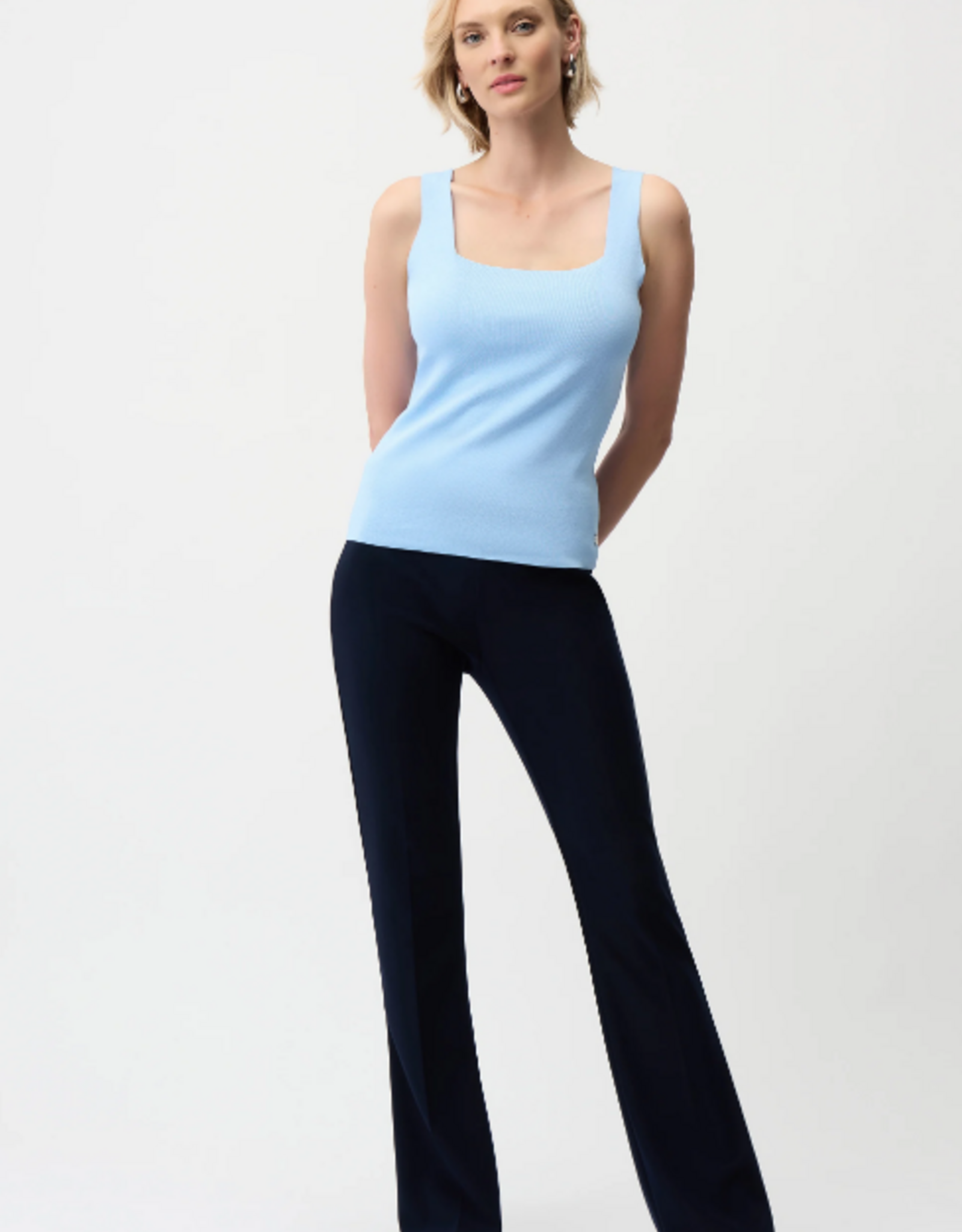 Joseph Ribkoff Joseph Ribkoff Sky Blue Viscose Blend Fitted Camisole