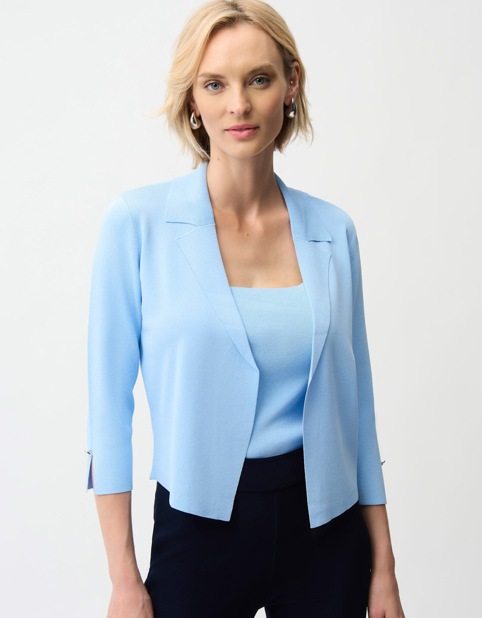 Joseph Ribkoff Joseph Ribkoff Sky Blue Viscose Blend Fitted Camisole