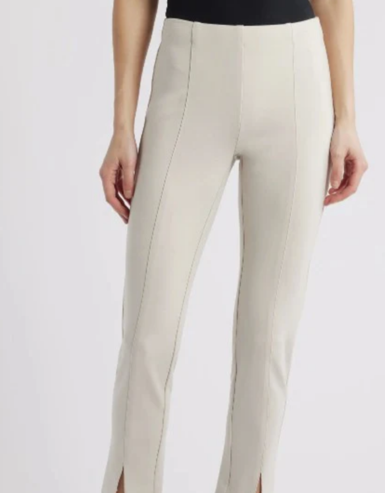 APNY APNY Champagne Pull-on Ponte Pant W/ Split Hem CL