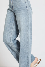 APNY APNY  Medium Indigo Feather Weight Wide Leg Jean CO