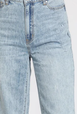 APNY APNY  Medium Indigo Feather Weight Wide Leg Jean CO