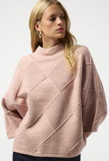 Joseph Ribkoff Joseph Ribkoff Rose Textured Mock Neck L/S Sweater OA