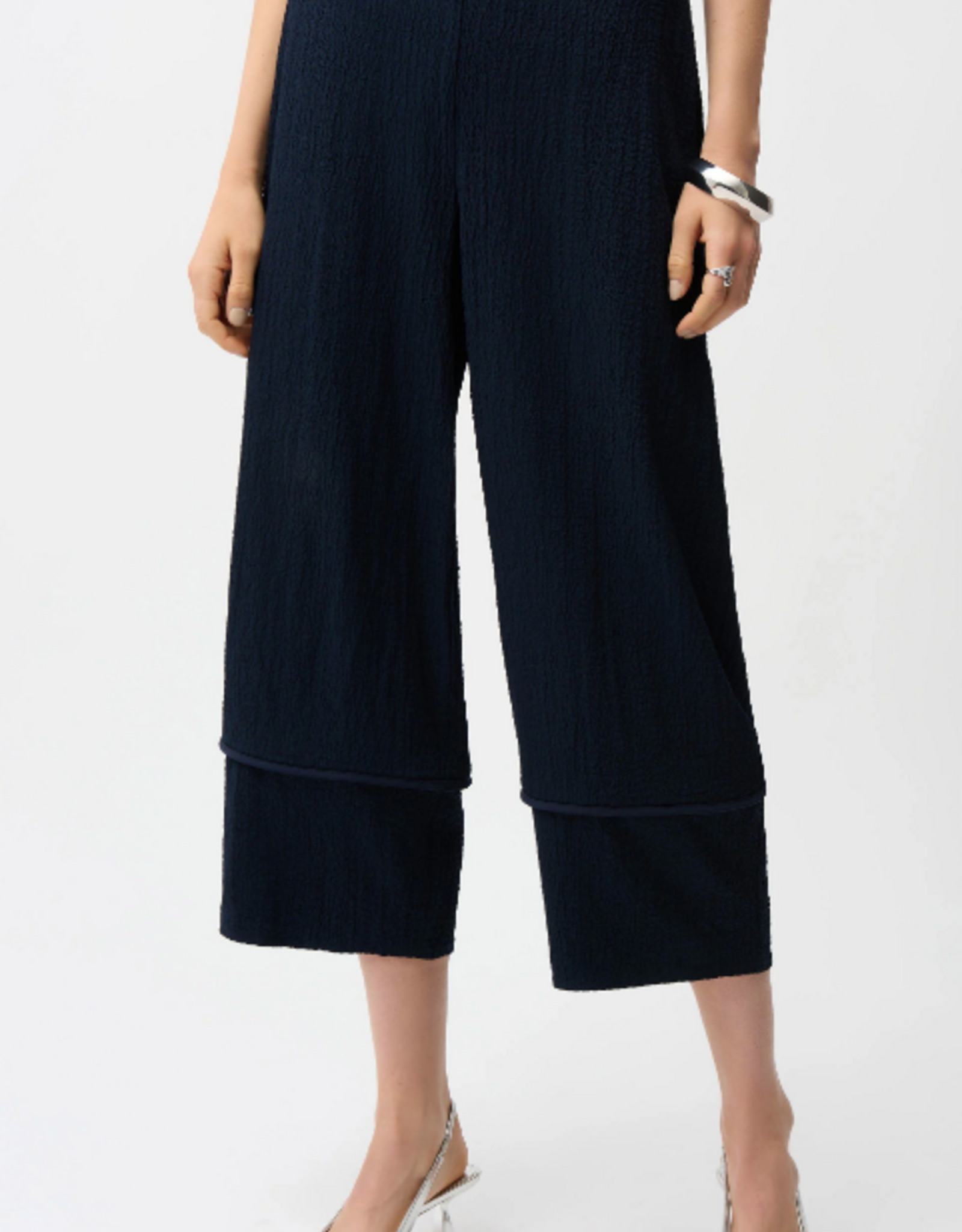 Joseph Ribkoff Joseph Ribkoff Midnight Blue Seersucker Balloon Pull-On Pants